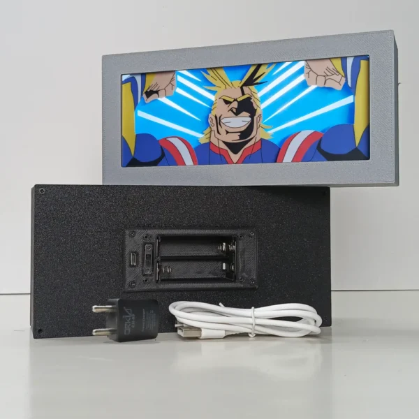 am All Might 3D Anime Lightbox