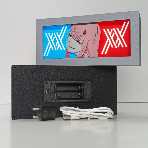 Zero Two 3D Anime Lightbox